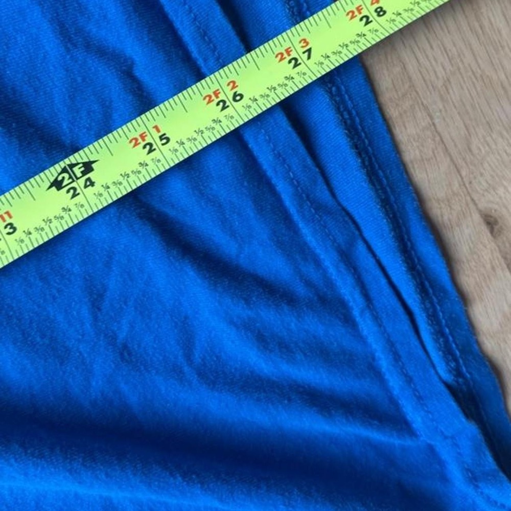 Blue Pixel Art Graphic T-shirt Vintage Y2K - Picture 5 of 5